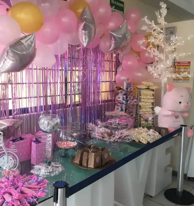 Mesa para quinceañera